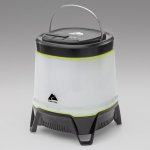 Ozark Trail 750 Lumen Hybrid Power LED Camping Lantern - White, Black & Green