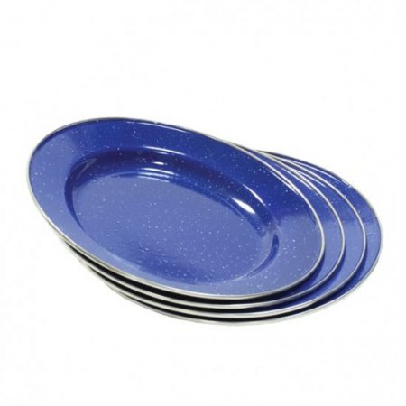 Ozark Trail 24 Piece Dinnerware Enamel Set