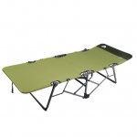 Ozark Trail Adult Quick Fold Speedy Camp Cot, Green, 79"x 33" x 16"