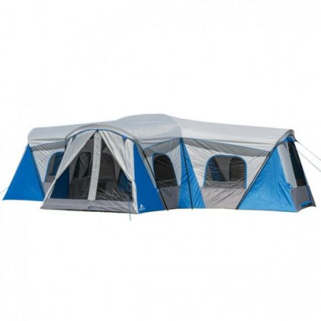 Ozark Trail 16-Person 3-Room Family Cabin Tent, with 3 Entrances