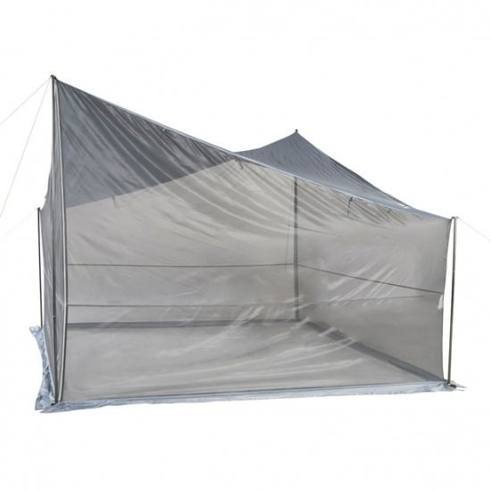 Ozark Trail Tarp Shelter, 9\' x 9\' with UV Protection and Roll-up Screen Walls