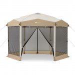 Ozark Trail 12'x 10'Glamping Hexagon Lighted Canopy