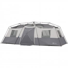 Ozark Trail 20'x 10'Instant Cabin Tent in Gray and Teal, Sleeps 12