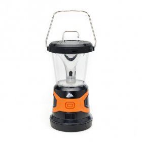 Ozark Trail 1500 Lumens LED Hybrid Power Lantern with Rechargeable Battery and Power Cord, Black