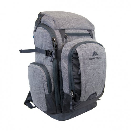 Ozark Trail 40L High Capacity Backpack - Gray Heather