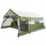 Ozark Trail 8-Person Family Cabin Tent 1 Room with Screen Porch, Green