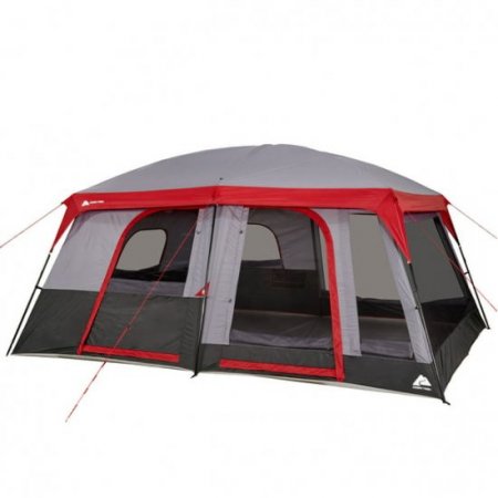 Ozark Trail 12-Person Cabin Tent, with Convertible Screen Room